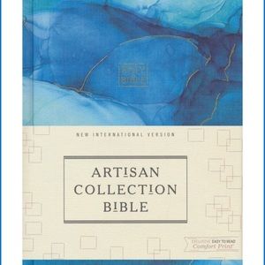 NIV, Artisan Collection Bible, Cloth over Board-Blue, Red Letter Edition